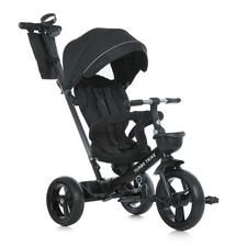 Трехколесный велосипед с ручкой MT 1001-1 Elegant Black черный